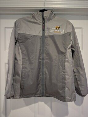 Cold Storage Alaska Juneau Foul Weather Jacket Gray Womens XS Outdoor
